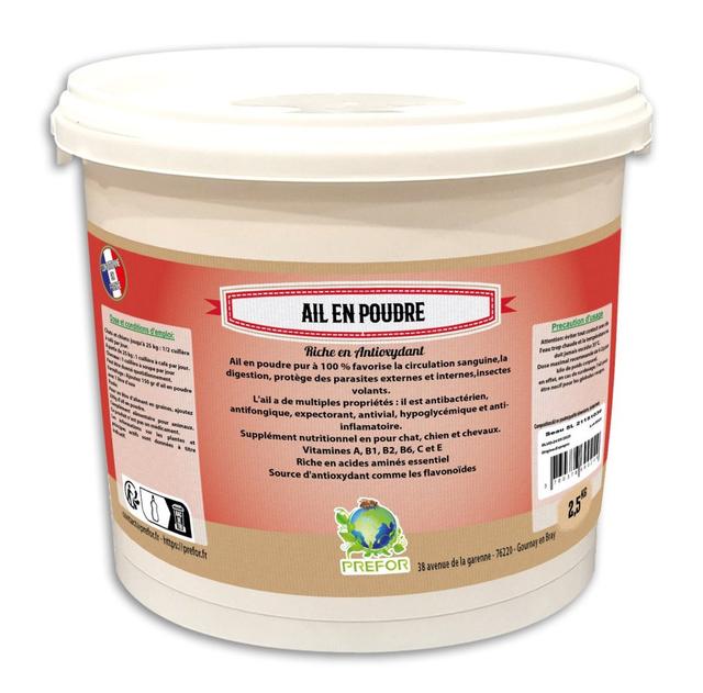 Ail en poudre seau 5L 2.5kg