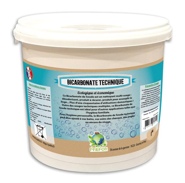 Bicarbonate de soude technique seau 1L 1kg