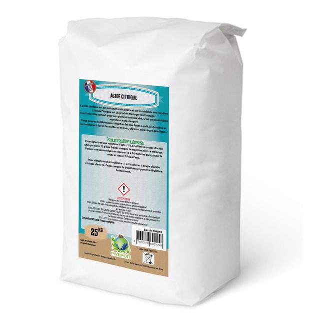 Acide citrique Sac 25kg