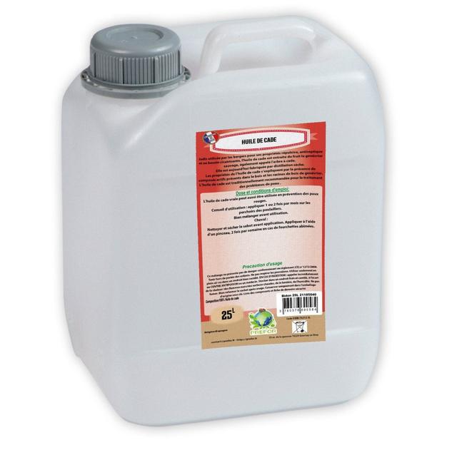 Huile de cade pure liquide bidon 25L