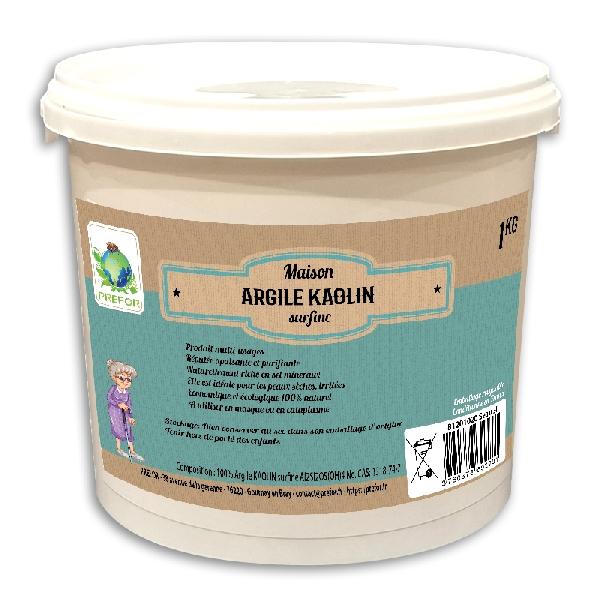 Argile KAOLIN seau 3L 1kg