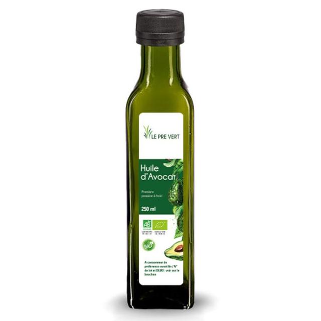 HUILE D'AVOCAT BIO - Source d'Oméga 6 & 9 - Le Pré Vert