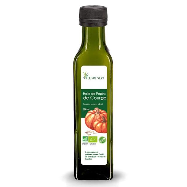 HUILE DE PÉPINS DE COURGE BIO - Source d'Oméga 6 - Le Pré Vert