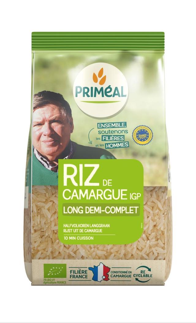 Riz long demi complet de Camargue 1kg