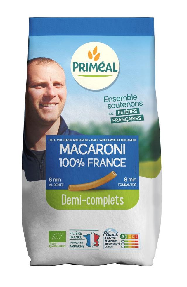 Macaroni demi-complets France 500g