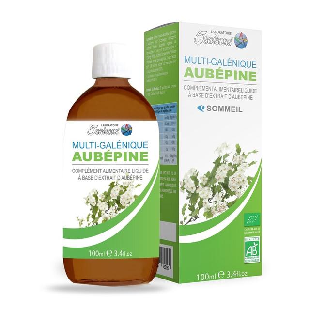 Multi-galénique Aubépine (certifiée AB) - 100 ml