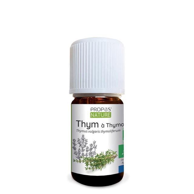 Thym à thymol BIO (AB) - Huile essentielle 5 ml