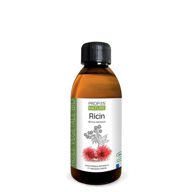 Huile végétale de ricin BIO 200 ml