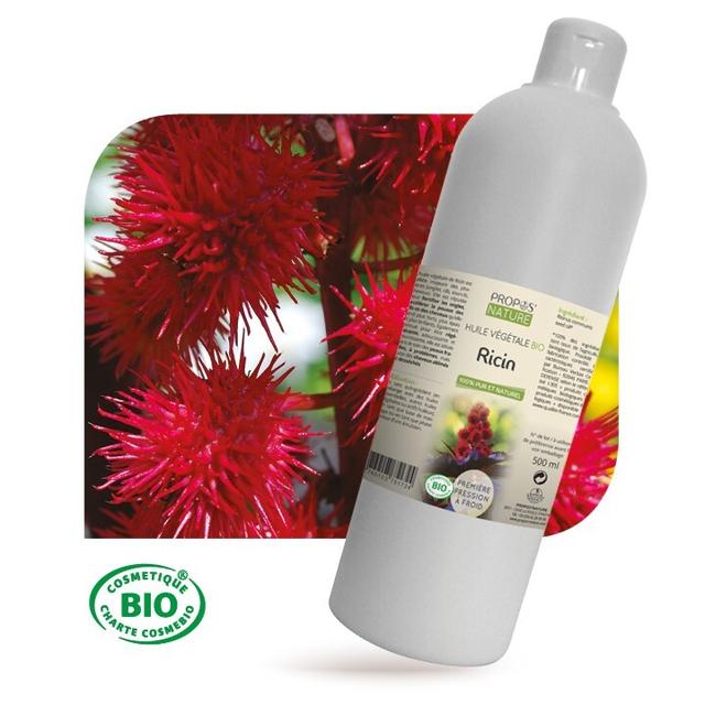 Ricin BIO - Huile végétale vierge - 500 ml