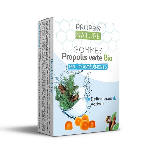 Gommes Propolis Verte Oligoéléments/Pin - Sans Su