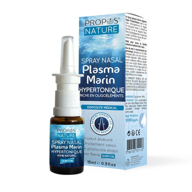 Spray Nasal Plasma Marin hypertonique - 15ml