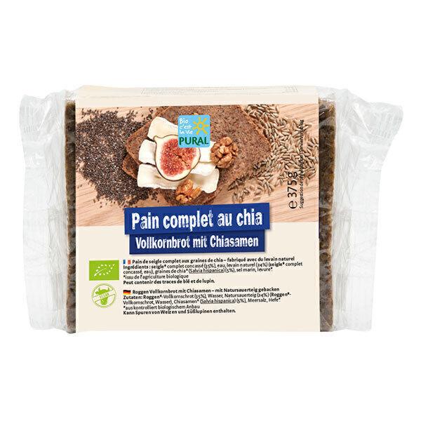 Pain complet aux graines de chia 375g