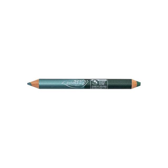 Duo n°02 crayon kajal Turquoise/Vert émeraude PuroBio