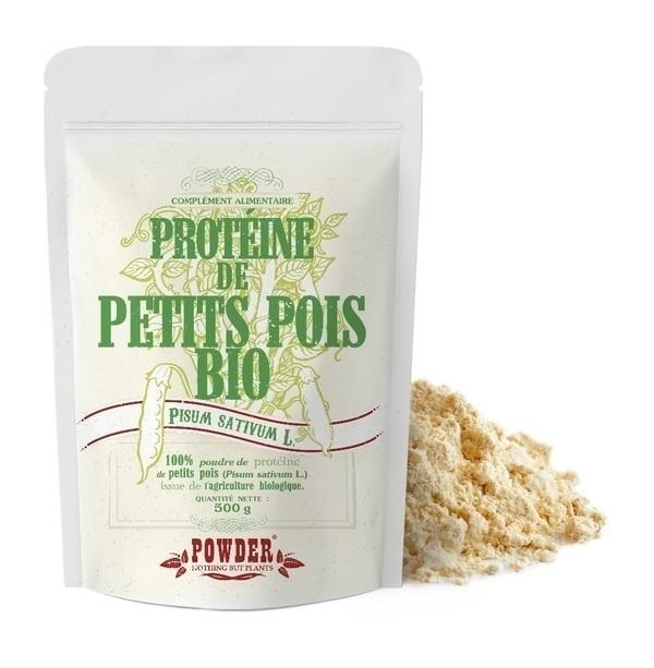 PROTÉINE DE PETITS POIS EN POUDRE BIOLOGIQUE * 85 % de protéine