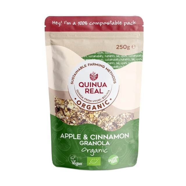 Granola de vrai quinoa biologique sans gluten à la pomme et à la