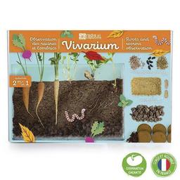 Vivarium observation des racines et vers de terre