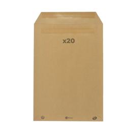 20 enveloppes en papier kraft 90 g - 22,9 x 32,4 cm