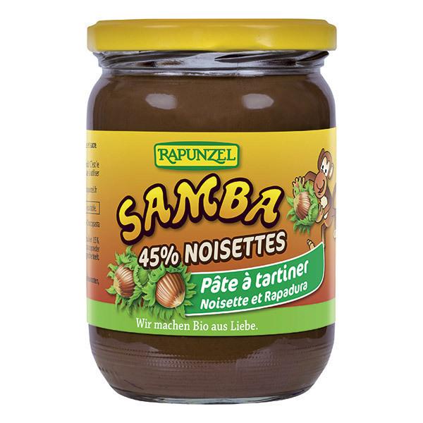 Pâte à tartiner noisettes et rapadura Samba 500g