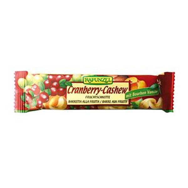 Barre énergétique Cranberry cajou Bio