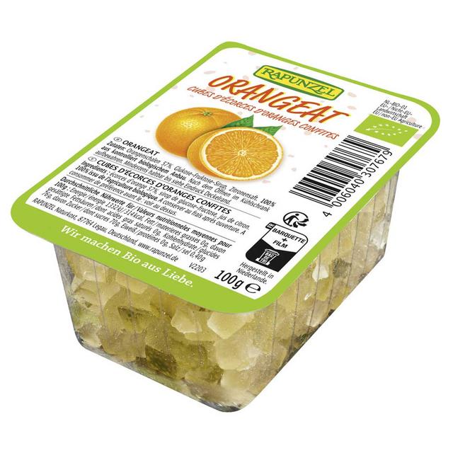 Cubes d'ecorces d'oranges confites 100g