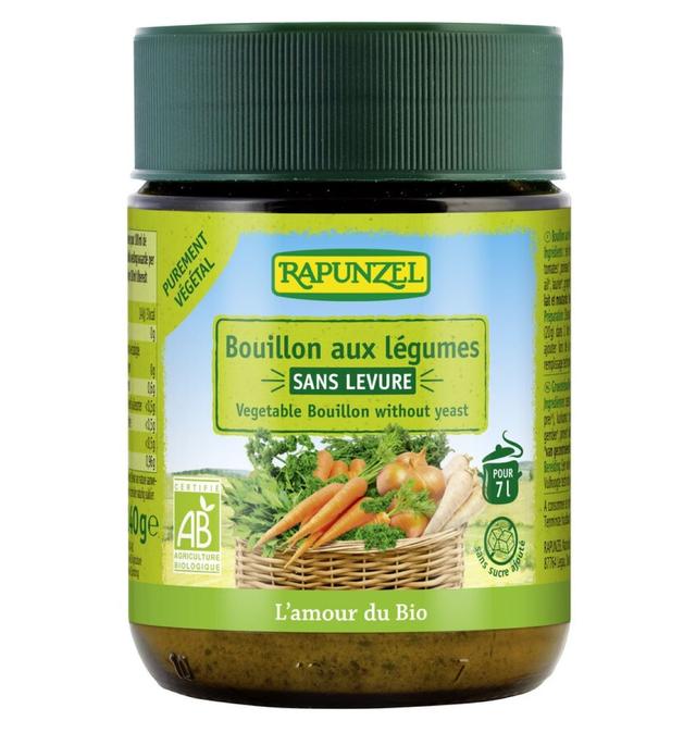 Bouillon de légumes sans levure en poudre 140g