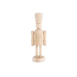 Personnage casse-noisette en bois à peindre 13 cm