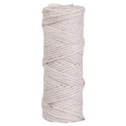 Fil de jute en bobine - 4 plis - Blanc - 3,5 mm - 50 m