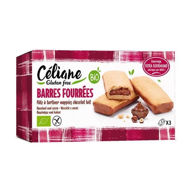 Barres fourrées pâte à tartiner sans gluten 160g