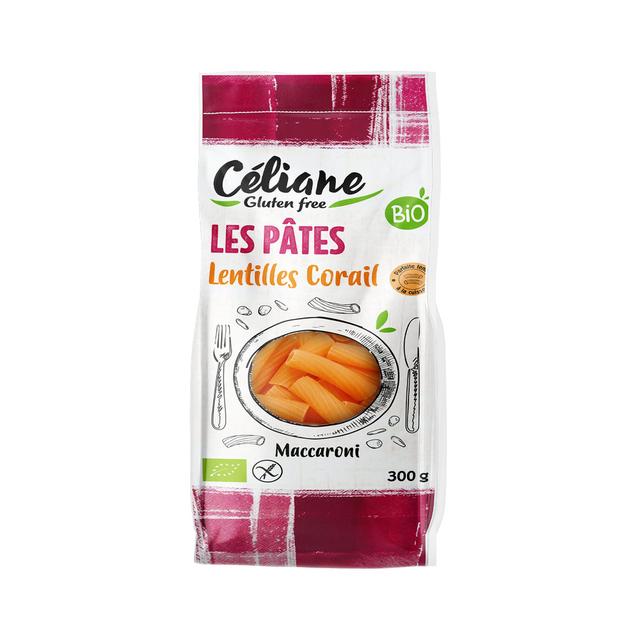 Macaroni lentilles corail sans gluten 300g