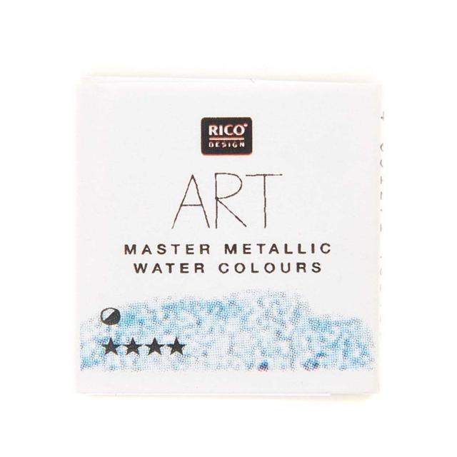 Peinture Aquarelle métallique 1/2 godet - Bleu clair