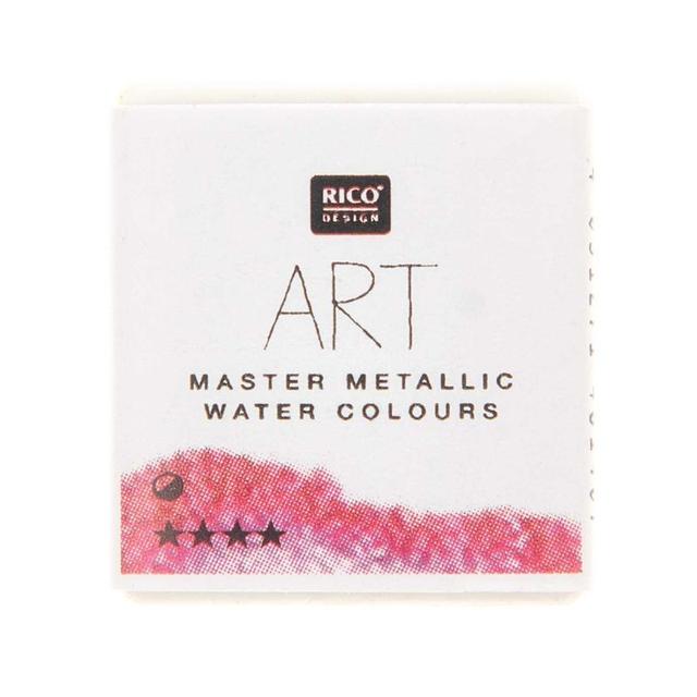 Peinture Aquarelle métallique 1/2 godet - Rose