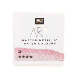 Peinture Aquarelle métallique 1/2 godet - Rose pâle