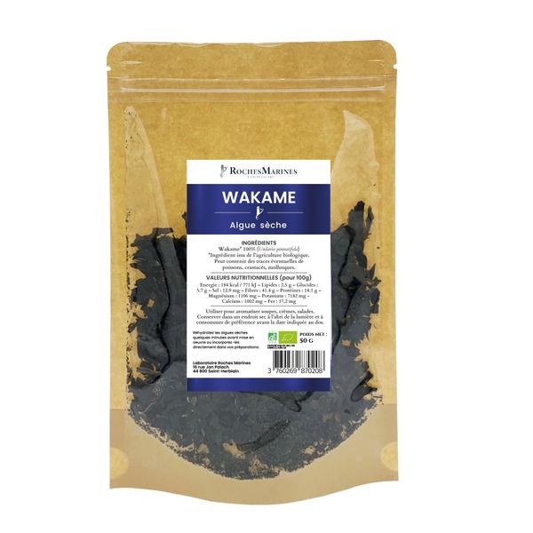 Wakamé algue sèche en paillettes BIO