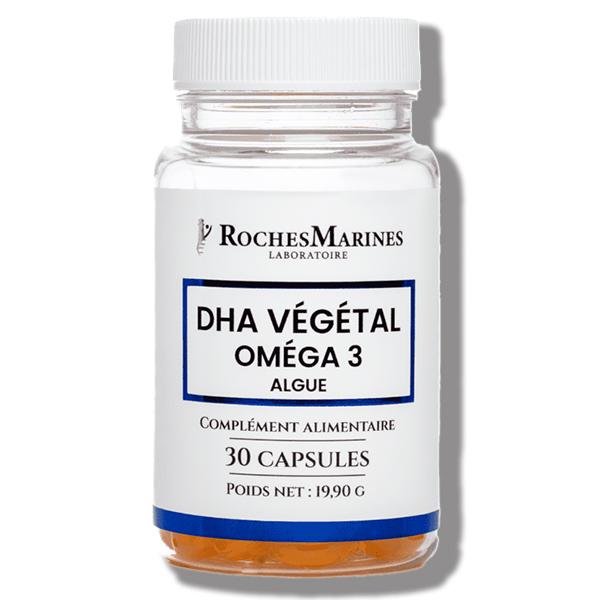 DHA VÉGÉTAL OMÉGA 3  - Mémoire et cœur - 30 capsules