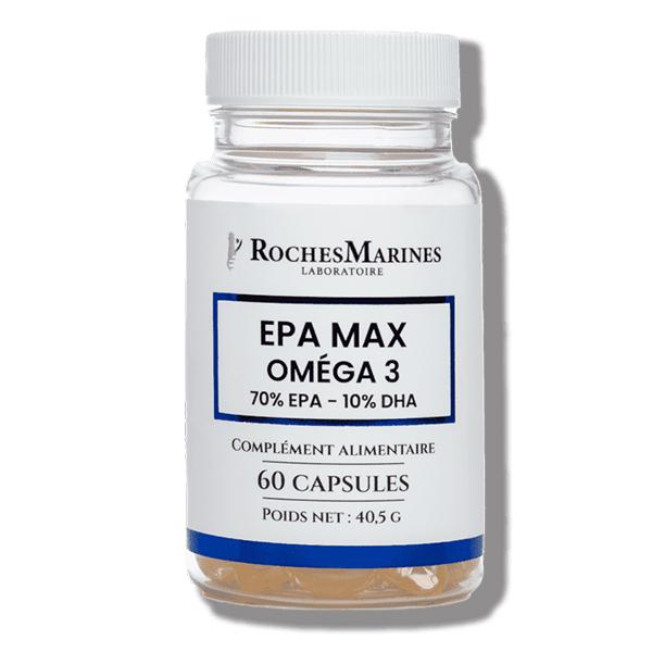 EPA MAX OMÉGA 3 - Cerveau - Cœur - 60 capsules