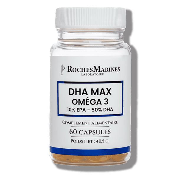 DHA MAX OMÉGA 3 - Mémoire et cœur - 60 capsules