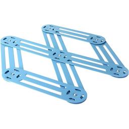 Dessous de plat extensible 6 branches Bleu