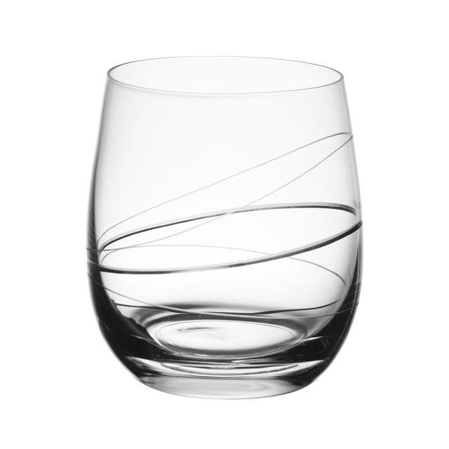 Gobelet Silhouette 36 cl en verre taillé (lot de 6)