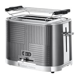 Russell Hobbs 25250-56 Toaster Grille-Pain Geo Steel, 4