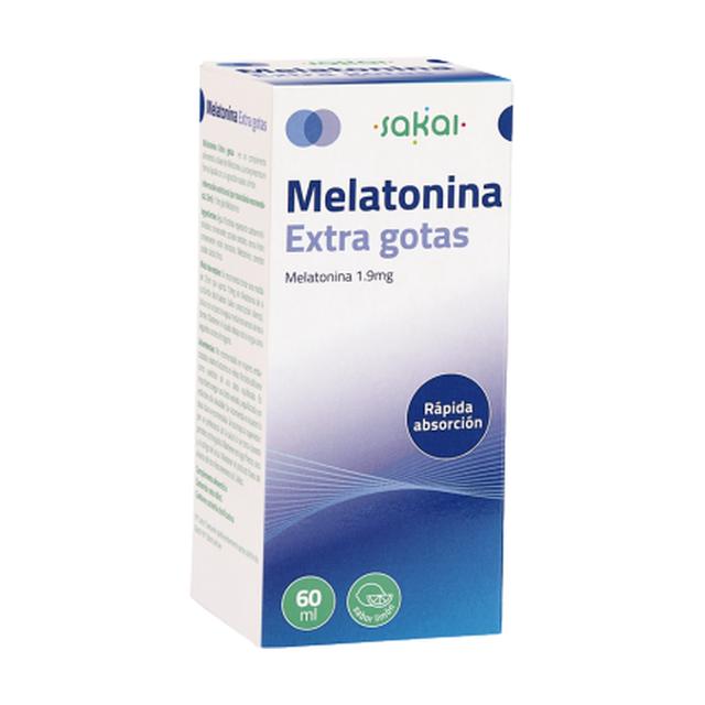 Gouttes supplémentaires de mélatonine 60 ml