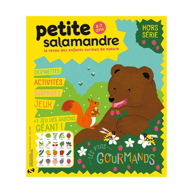 Hors-série Petite salamandre 4-7 ans  : les p'tits gourmands