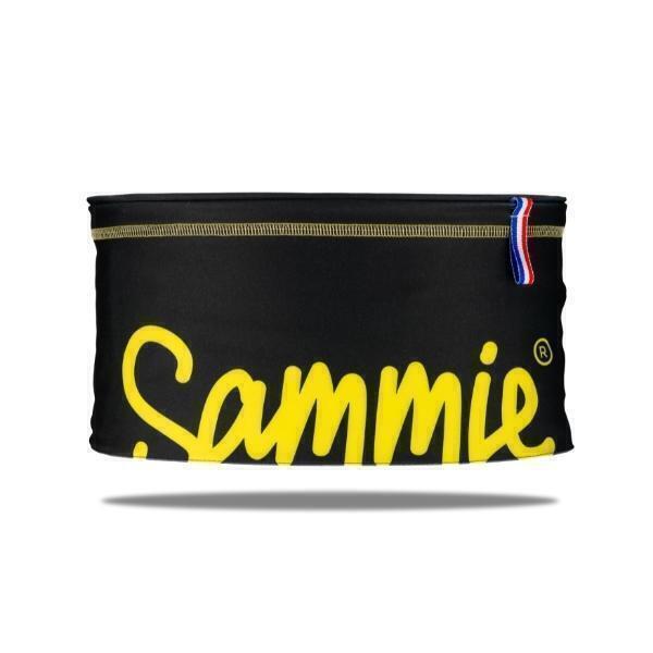 ceinture de running sammie v3 coloris noir/jaune