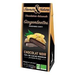 Gingembrettes confites Chocolat noir 70% - 125g