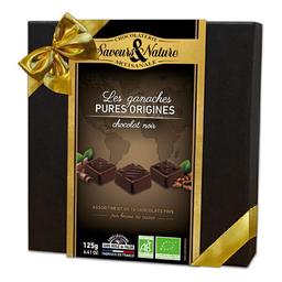 Coffret chocolats noirs pures origines 125g