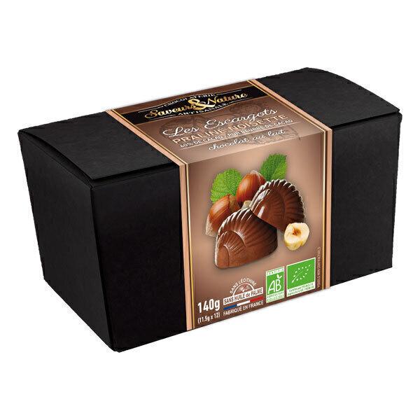 Ballotin d'escargots pralinés chocolat lait 140g