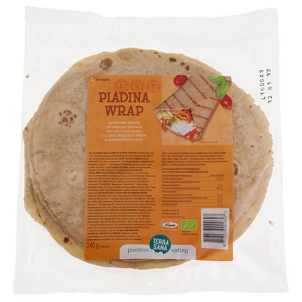 Piadinas Wraps épeautre et avoine 6x40g