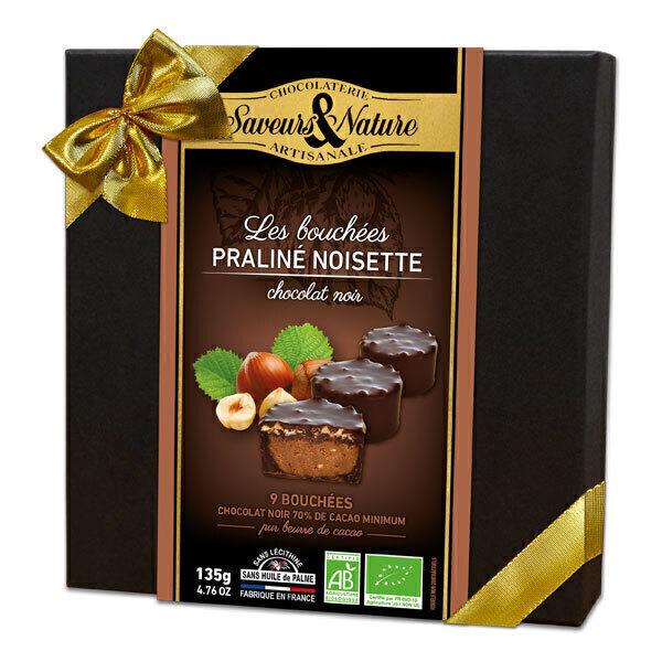 Mini rochers chocolat noir & noisettes 135g