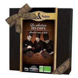 Coffret La sélection des Chefs chocolat noir et lait 200g