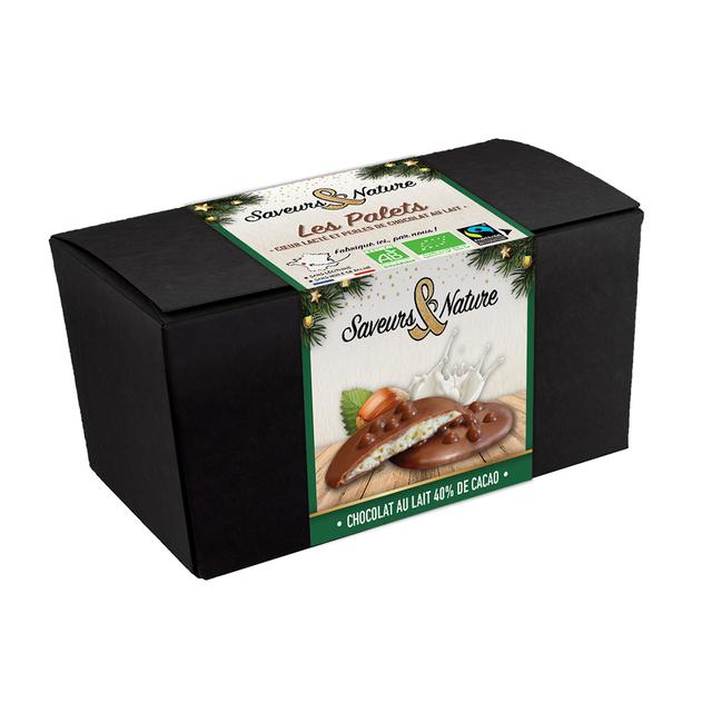 Ballotin palets de chocolat au lait 125g