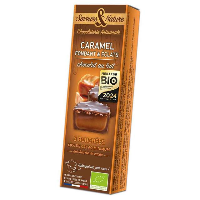 Bouchées caramel et éclats de caramel 45g